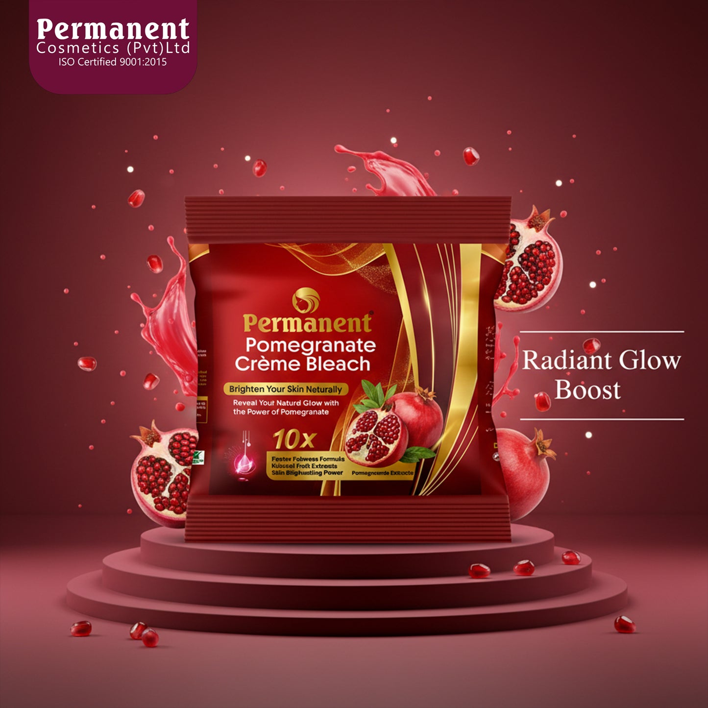 New Permanent Gleam Crème Bleach (Pack of 4)