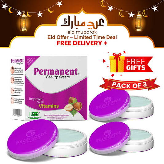 Permanent Beauty Cream (Pack Of 3)