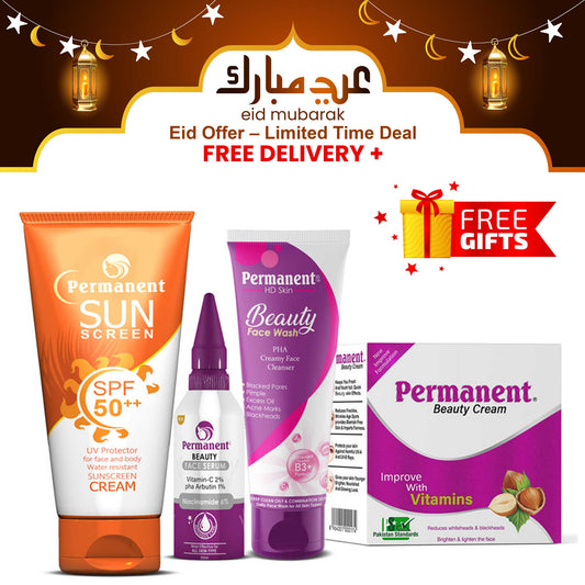 Permanent Sunscreen Sunblock Cream, Beauty Cream, Beauty Facewash, Beauty Serum