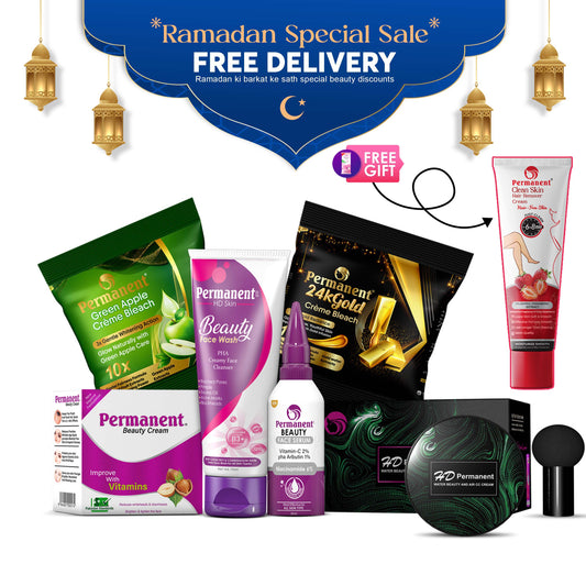 Permanent Mega Beauty Deal (6 Products) Hair Remover Free 1