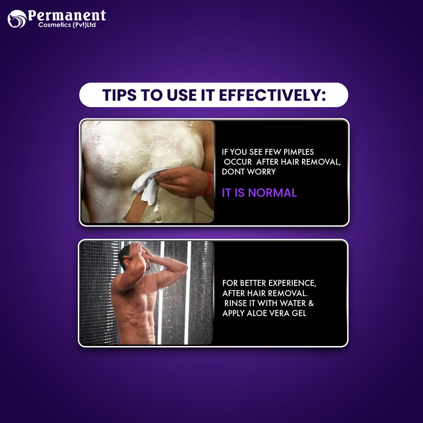 Permanent Hair Removal Spray Blueberry Flavor (200ml)