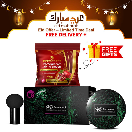 HD Permanent Foundation Base Waterproof Mushroom Head Air Cushion (1 Bleach Free)