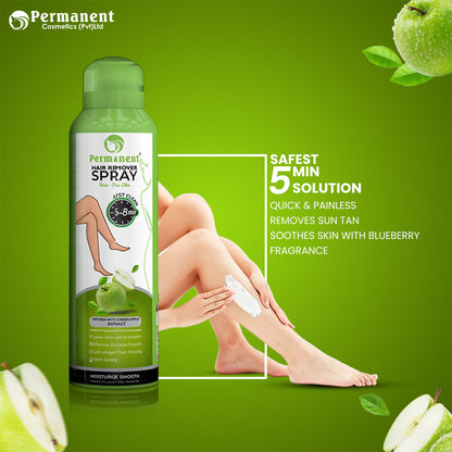 Permanent Hair Removal Spray Green Apple Flavor (200ml)