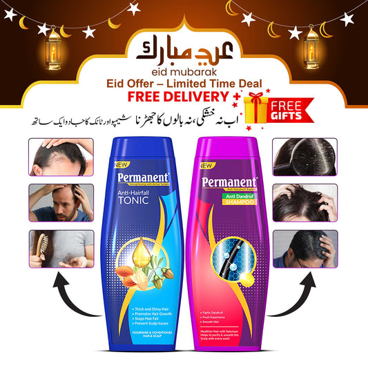 New Anti Dandruff Shampoo & New Anti Hair Fall Tonic Combo 180ml