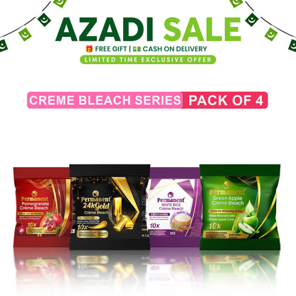 New Permanent Gleam Crème Bleach (Pack of 4)