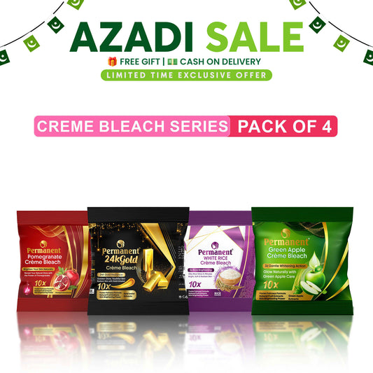 New Permanent Gleam Crème Bleach (Pack of 4)