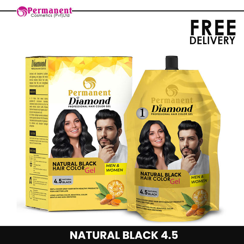 Diamond Hair Color Gel (Dark Brown 4.3 & Natural Black 4.5)