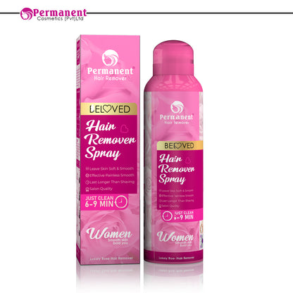 Pink Rose Hair Removal Spray 200ml bottle for smooth skin and painless hair removal