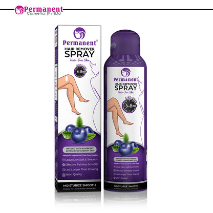 Permananet=HairRemover Spray Bluberry Flavor