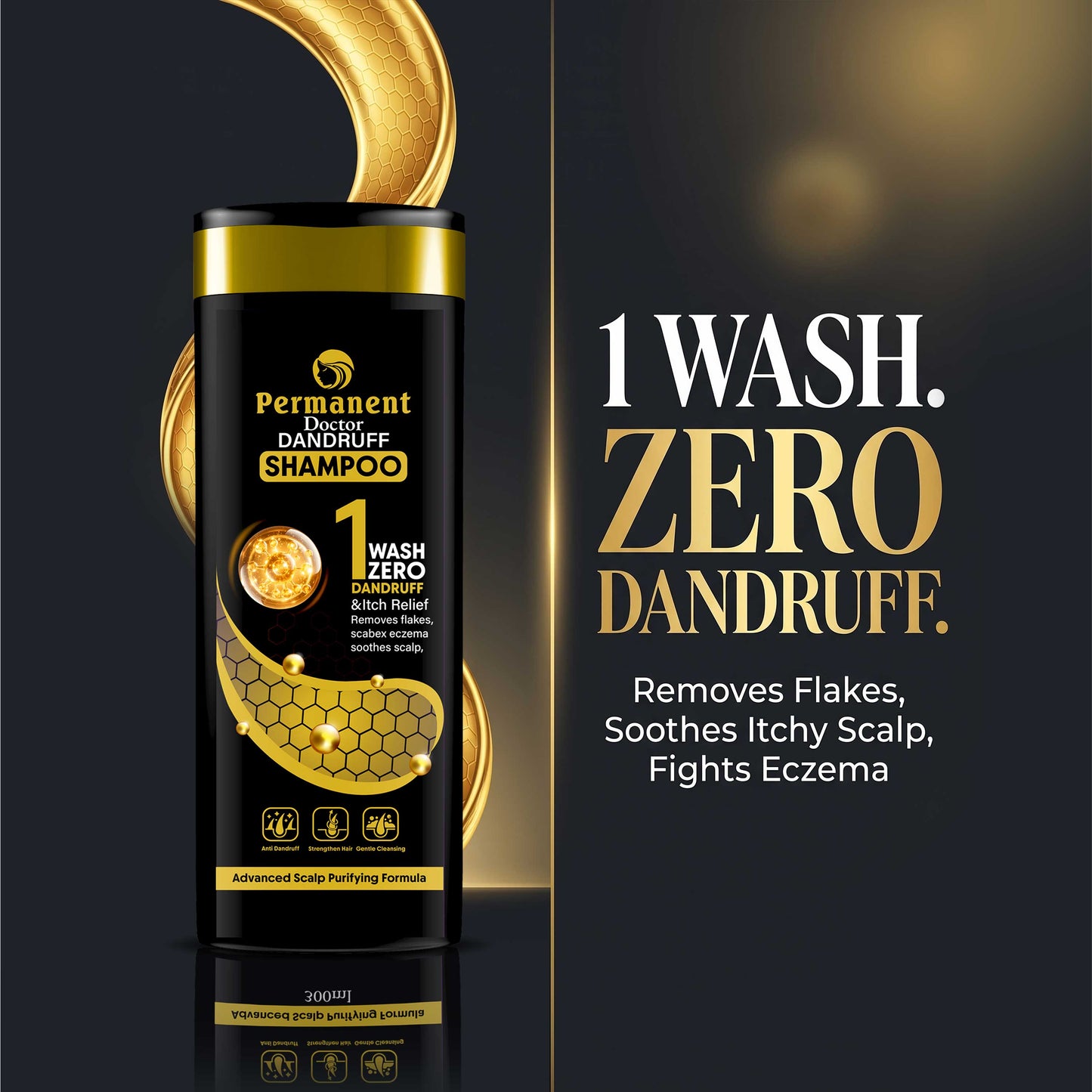 Permanent Doctor Dandruff Shampoo – 250ml