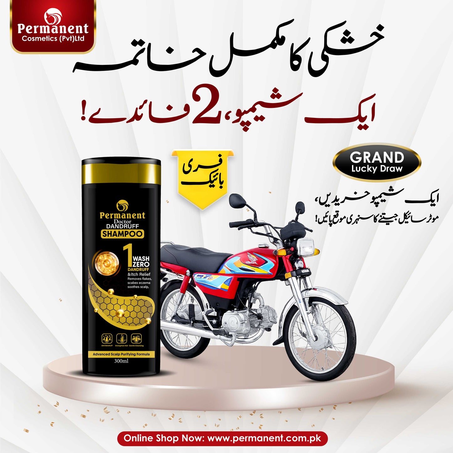 Permanent Doctor Dandruff Shampoo – 250ml