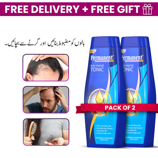 New Permanent Anti Hair Fall Tonic (180ml) Pack of 2