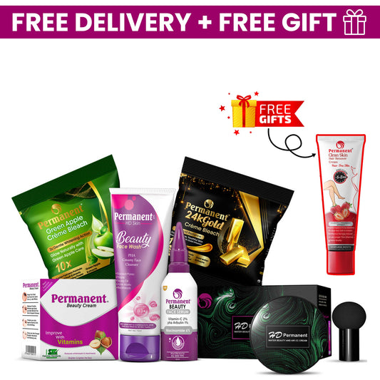 Permanent Mega Beauty Deal (6 Products) Hair Remover Free 1