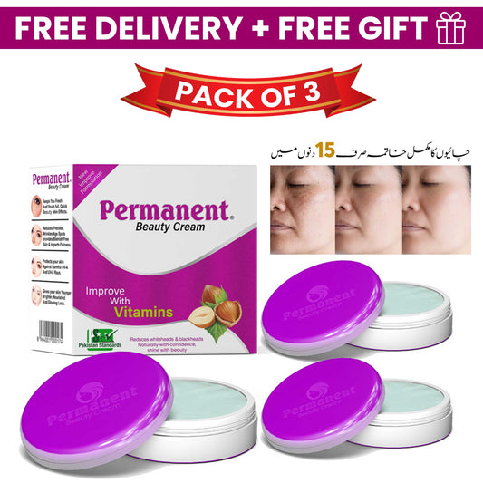 Permanent Beauty Cream (Pack Of 3)