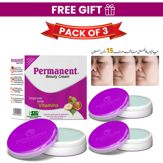 Permanent Beauty Cream (Pack Of 3)