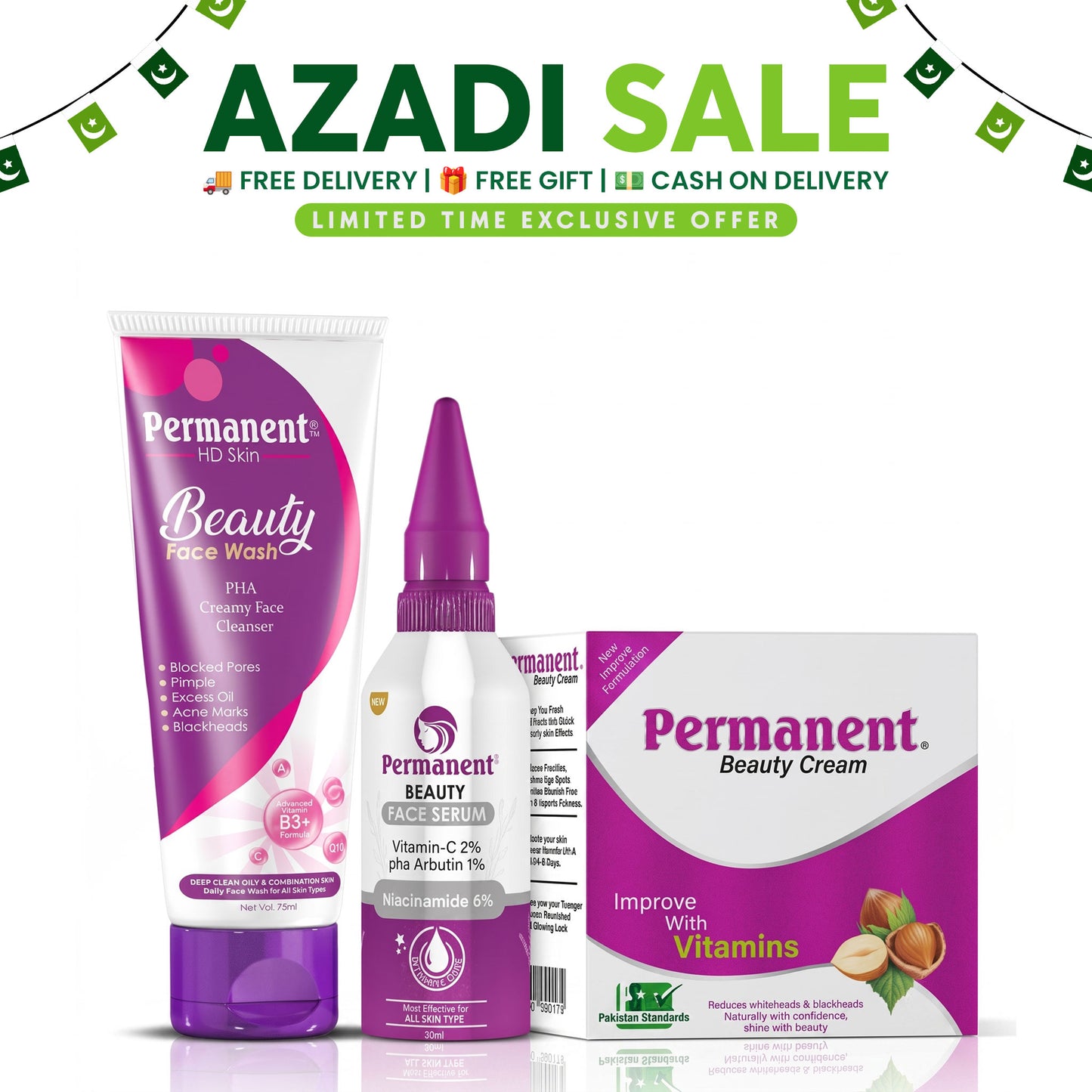 Permanent Skincare Kit
