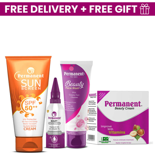 Permanent Sunscreen Sunblock Cream, Beauty Cream, Beauty Facewash, Beauty Serum