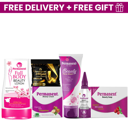 Beauty Kit (Cream, Facewash, Lotion, Soap, Serum, Bleach )