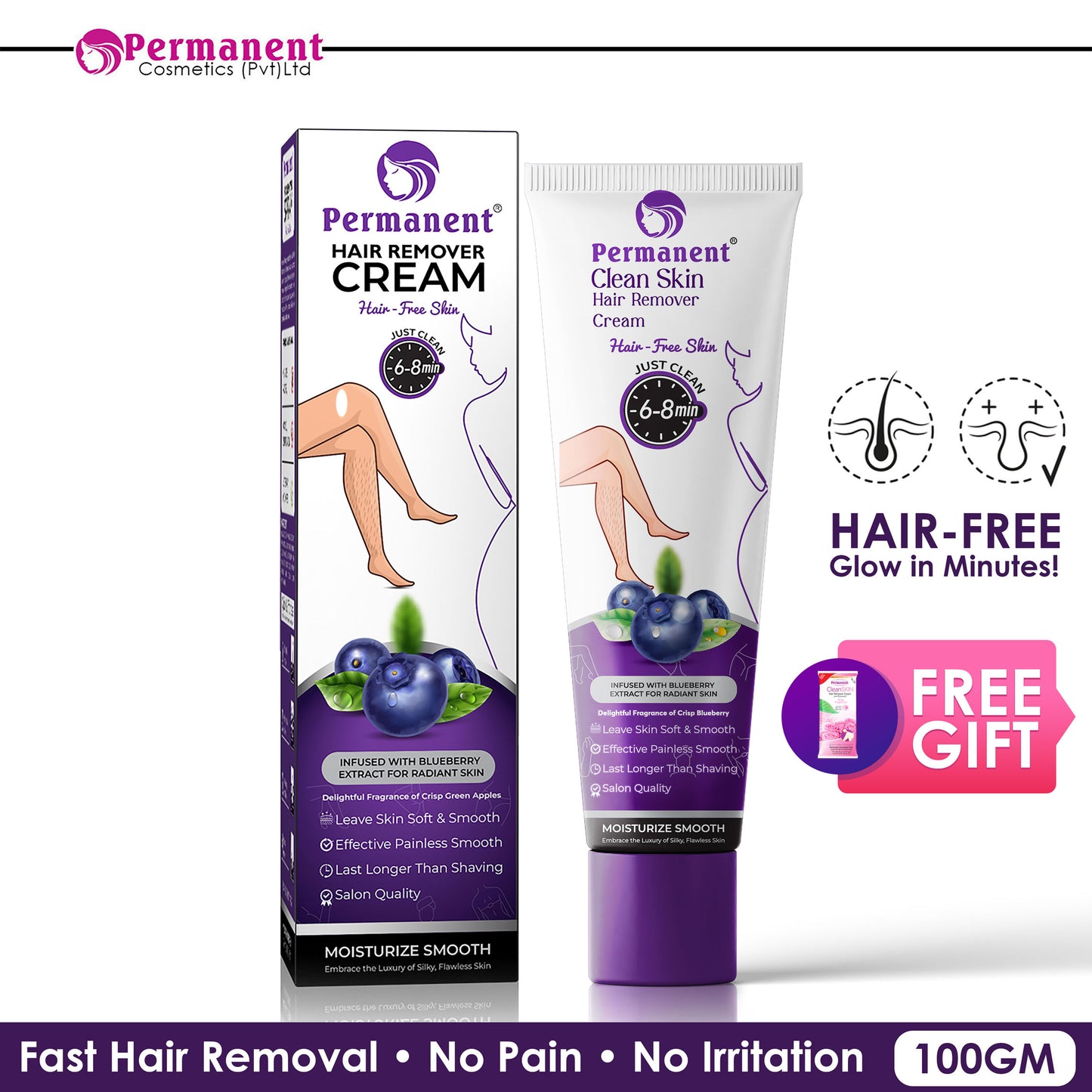 Permanent Hair Removal Cream