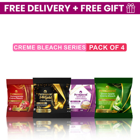 New Permanent Gleam Crème Bleach (Pack of 4)