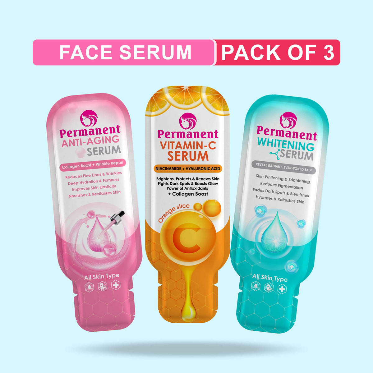Face Serum Combo (Pack of 3)