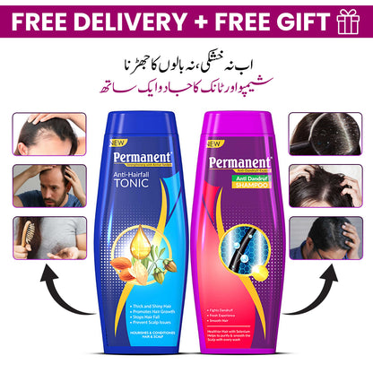 New Anti Dandruff Shampoo & New Anti Hair Fall Tonic Combo 180ml