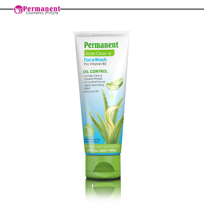 Permanent Acne Clear + Facewash (B5) Aloe Vera