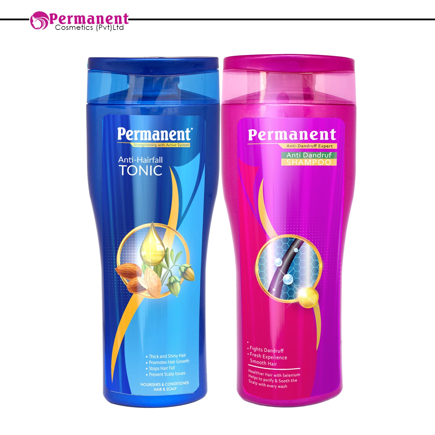 Anti Dandruff Shampoo & Anti Hair Fall Tonic Combo