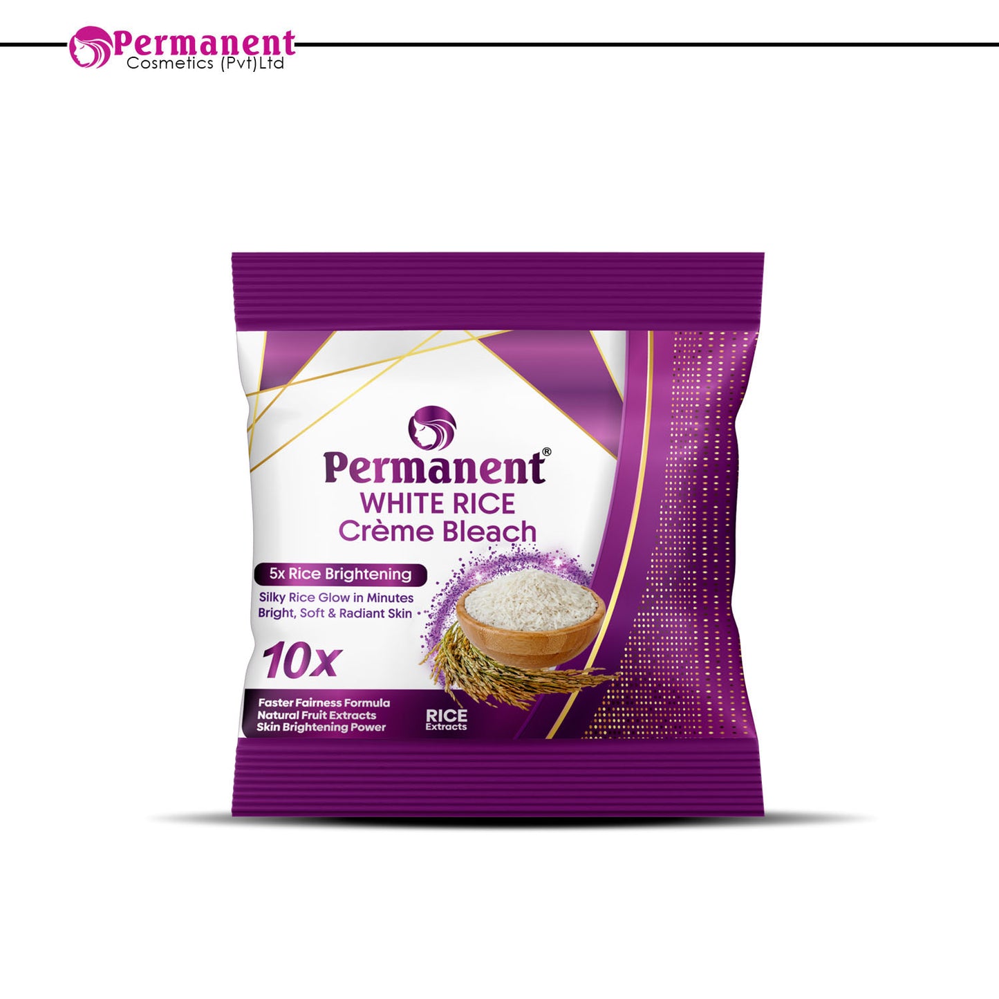 New Permanent Gleam Crème Bleach (Pack of 4)
