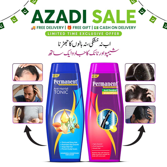 New Anti Dandruff Shampoo & New Anti Hair Fall Tonic Combo 180ml