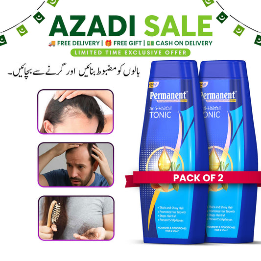 New Permanent Anti Hair Fall Tonic (180ml) Pack of 2