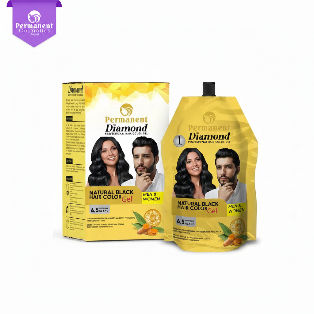 Logo on Diamond Hair Color Gel
