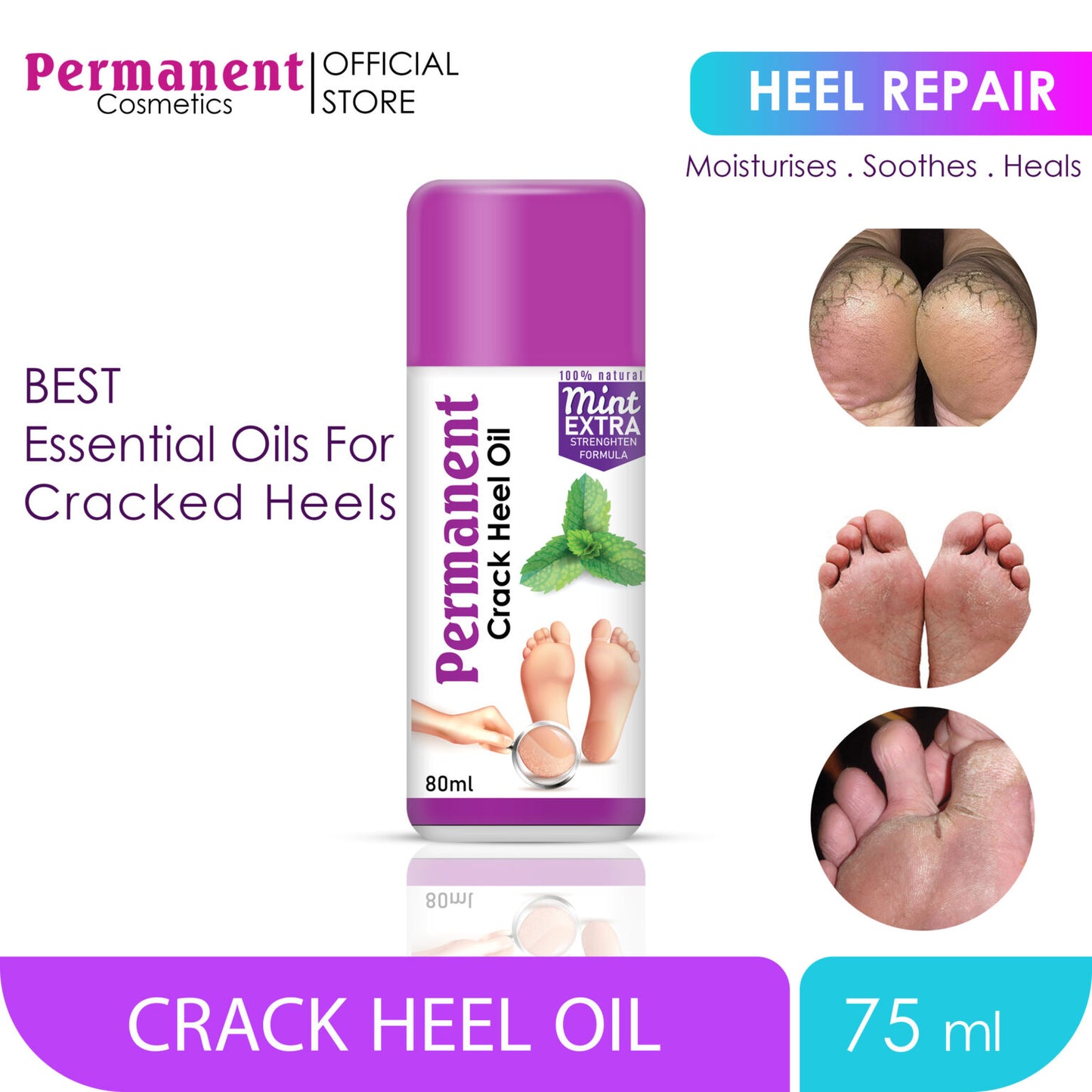 Permanent Cracked Heel Oil